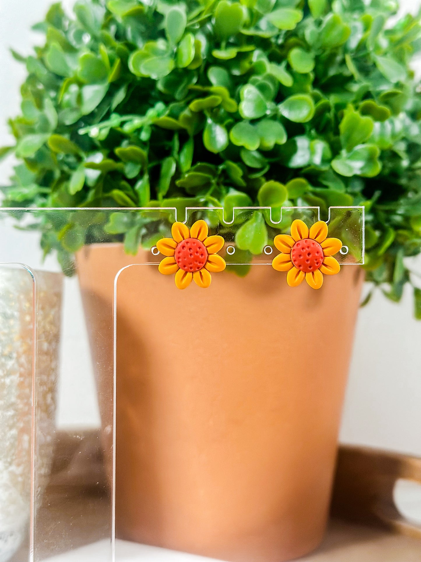 Yellow Daisy Studs