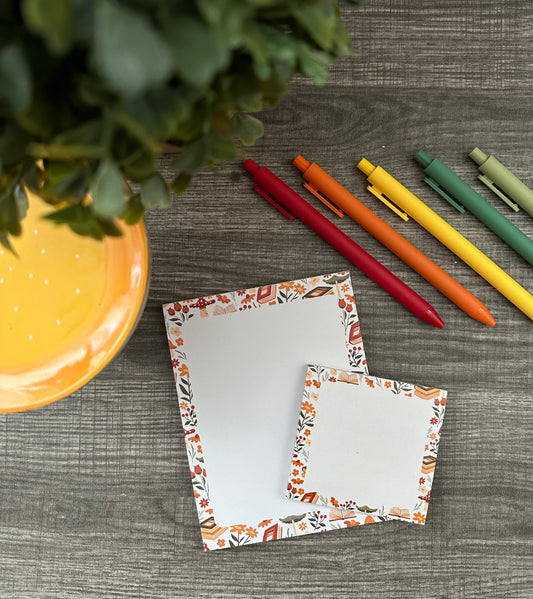 Botanical Mushroom Notepad