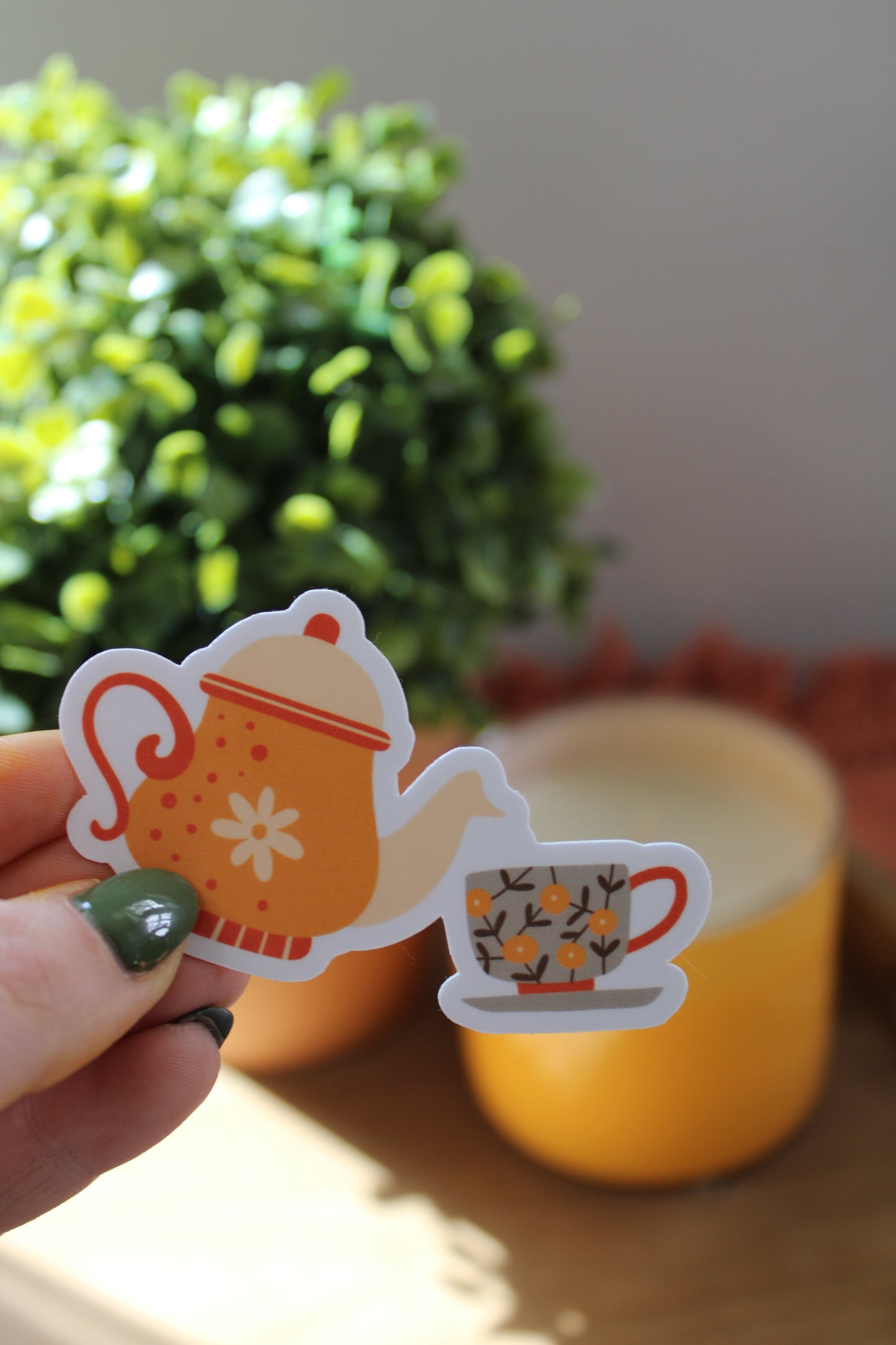 Tea-Time Sticker