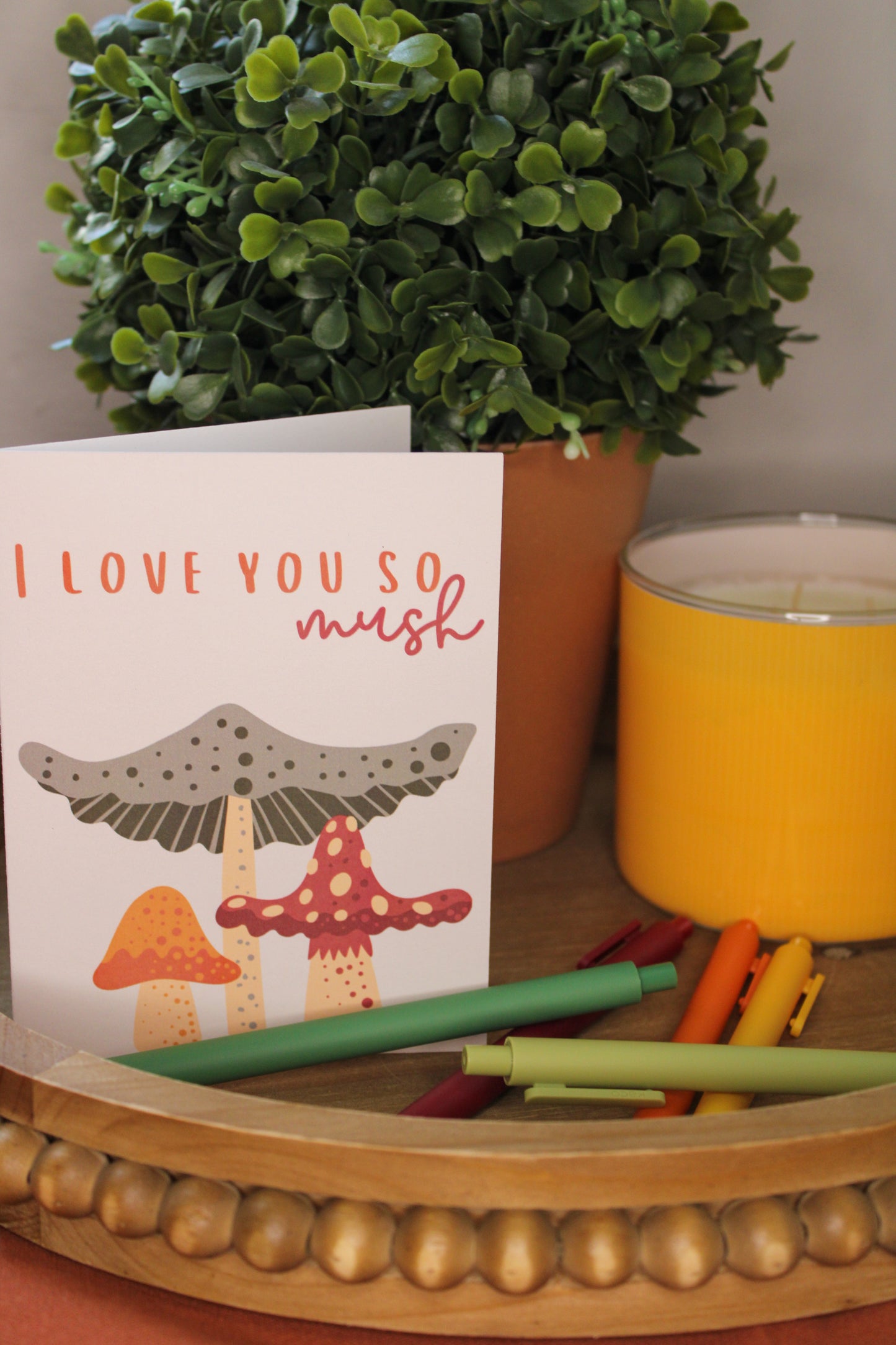 I Love You So Mush Greeting Card