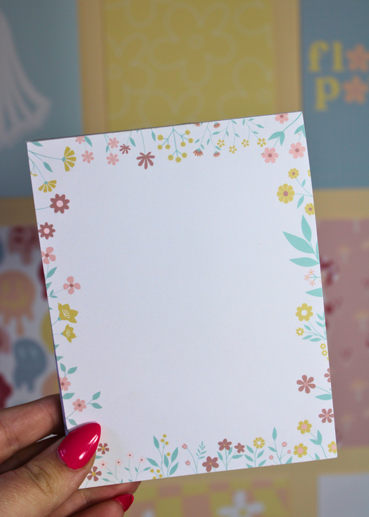 Floral Notepad