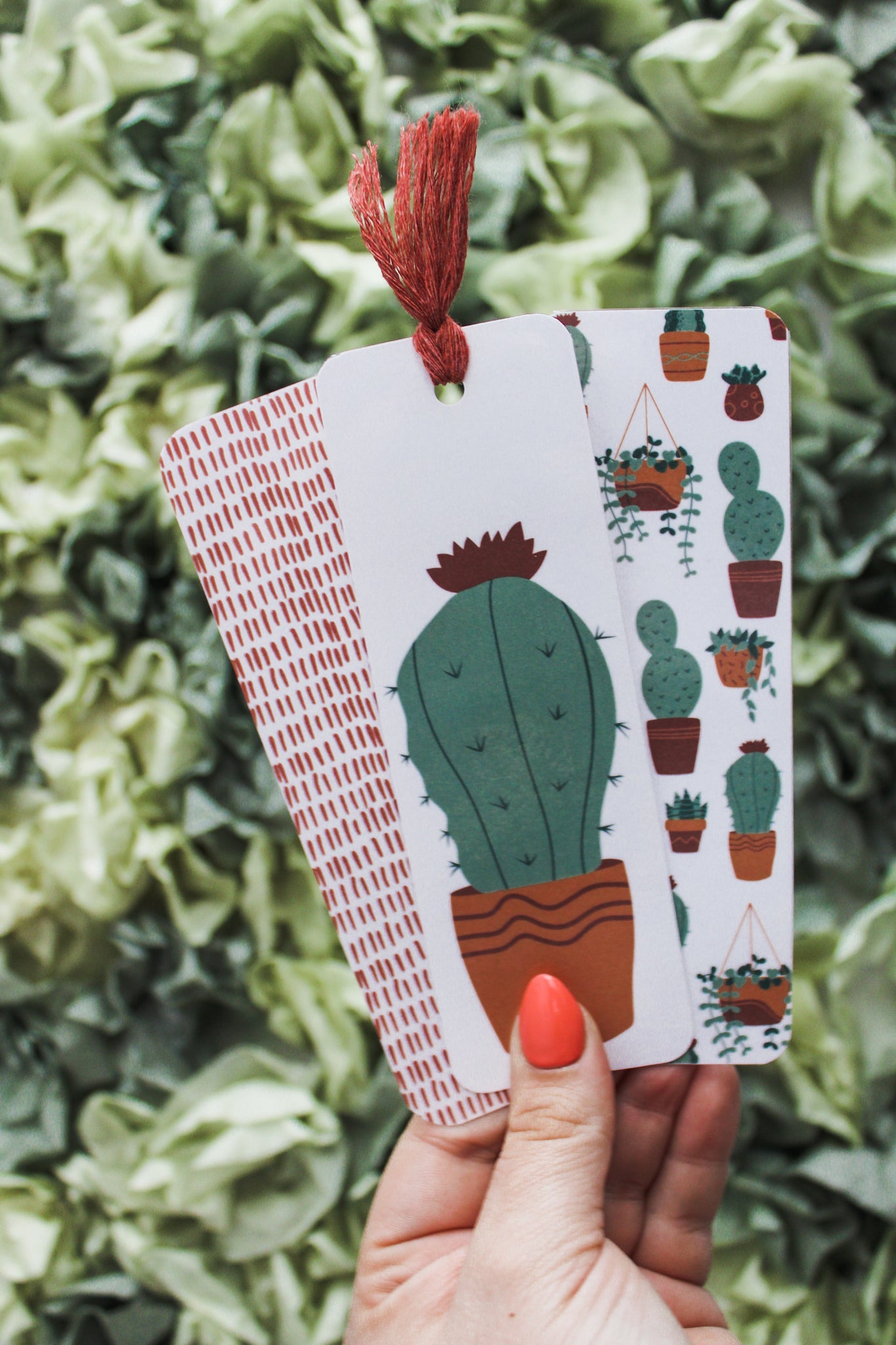 Cactus Bookmark Set